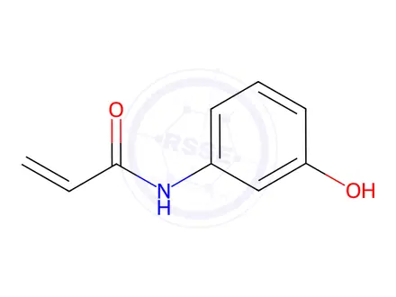 Chemical structure of N-(3-hydroxyphenyl)acrylamide