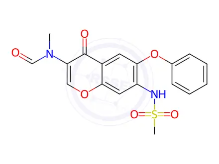 Chemical structure of Iguratimod Impurity 150