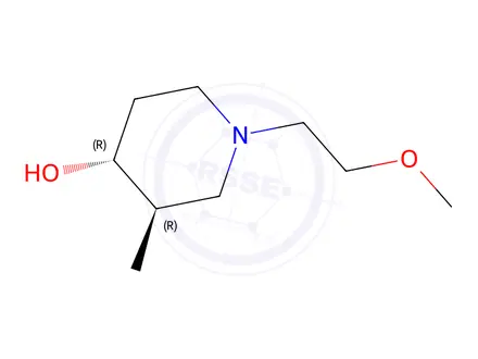 Chemical structure of rel-(3R,4R)-1-(2-Methoxyethyl)-3-methylpiperidin-4-ol