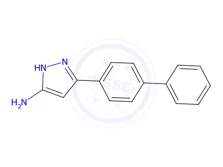 Chemical structure of 3-([1,1'-Biphenyl]-4-yl)-1H-pyrazol-5-amine