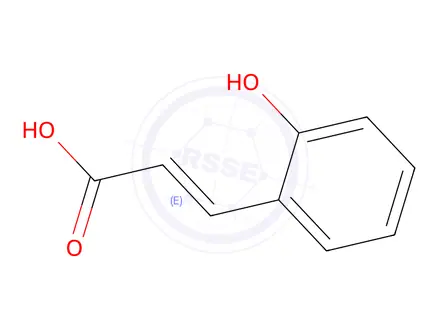 Chemical structure of trans-2-Hydroxycinnamic Acid