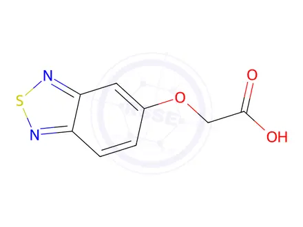 Chemical structure of (2,1,3-BENZOTHIADIAZOL-5-YLOXY)ACETIC ACID