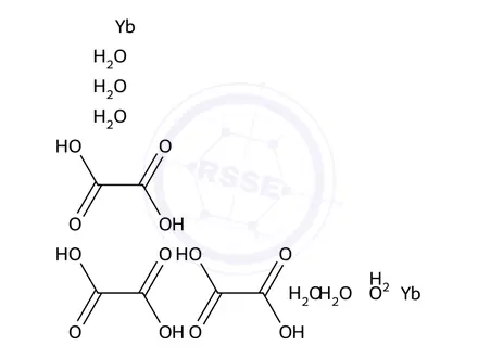 Chemical structure of YTTERBIUM(III) OXALATE HEXAHYDRATE