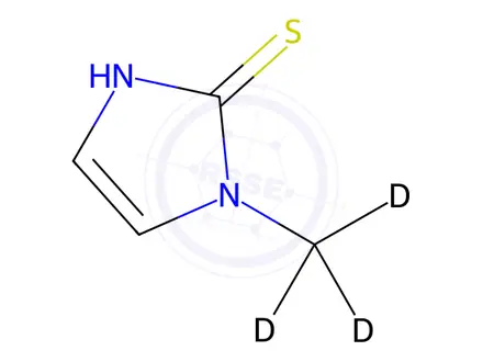 Chemical structure of Thiamazole D3