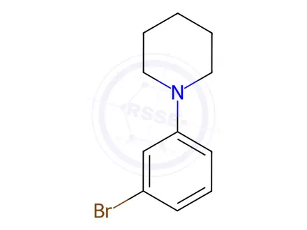 Chemical structure of 1-(3-Bromophenyl)piperidine