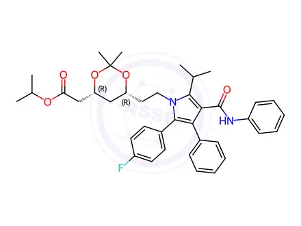 Chemical structure of Atorvastatin Impurity 247