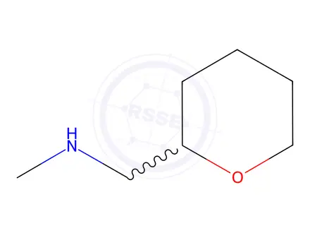Chemical structure of N-Methyl-1-(tetrahydro-2H-pyran-2-yl)methanamine