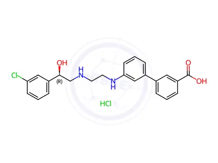 Chemical structure of Solabegron Hydrochloride