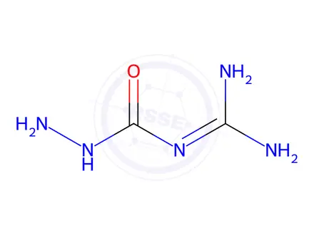 Chemical structure of 4-amidinosemicarbazide dihydrochloride