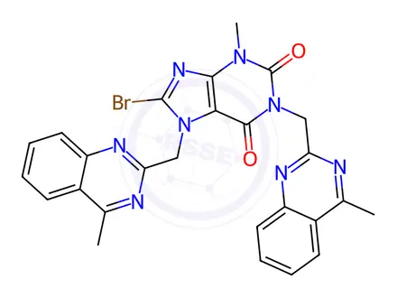 Chemical structure of Linagliptin Impurity B
