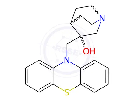 Chemical structure of Mequitazine Impurity 1