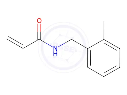 Chemical structure of N-(2-methylbenzyl)acrylamide