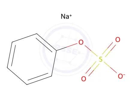 Chemical structure of Sodium phenyl sulfate