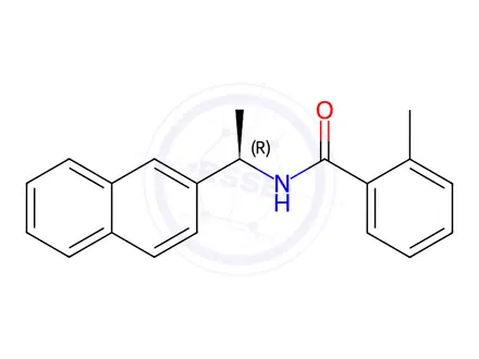 Chemical structure of 2-Methyl-N-(1R-naphthalen-2-yl-ethyl)-benzamide