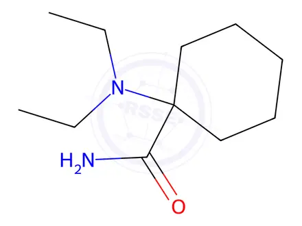 Chemical structure of 1-(Diethylamino)cyclohexane-1-carboxamide