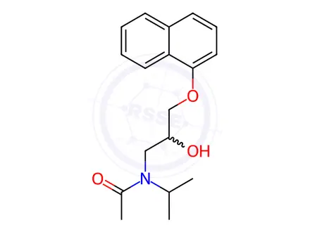 Chemical structure of Propranolol Impurity 58