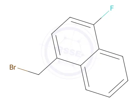 Chemical structure of 1-(Bromomethyl)-4-fluoronaphthalene