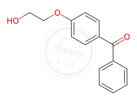Chemical structure of [4-(2-Hydroxyethoxy)phenyl]phenylmethanone