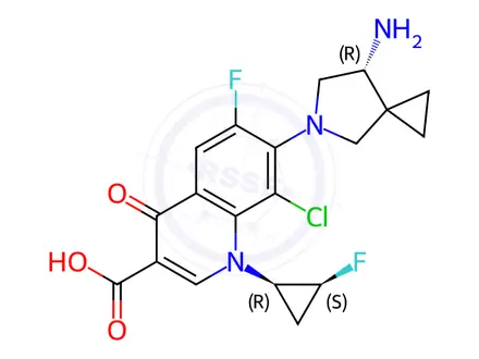 Chemical structure of Sitafloxacin RRS Isomer
