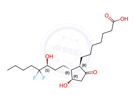 Chemical structure of lubiprostone Impurity 10