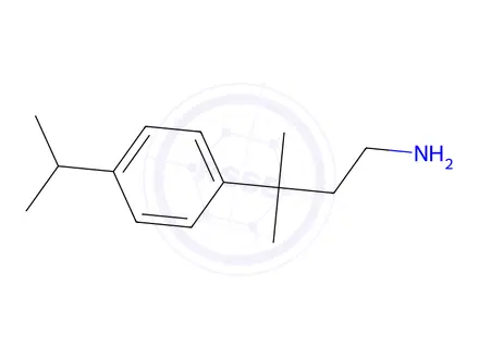 Chemical structure of 3-(4-Isopropylphenyl)-3-methylbutan-1-amine