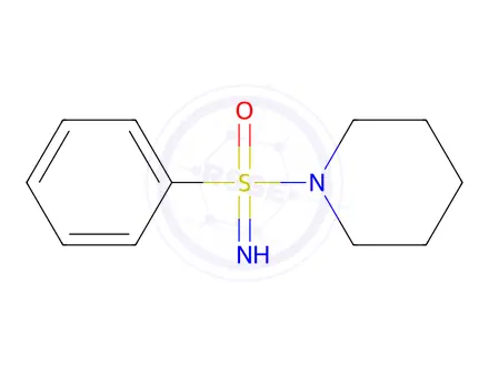 Chemical structure of 1-(Phenylsulfonimidoyl)piperidine
