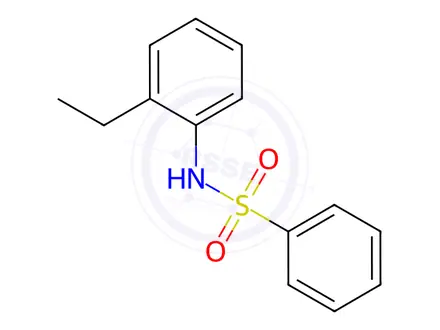 Chemical structure of N-(2-Ethylphenyl)benzenesulfonamide