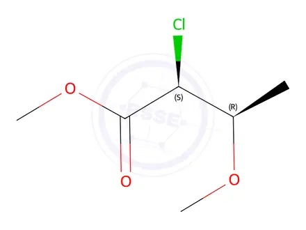 Chemical structure of (2S,3R)-Methyl 2-chloro-3-methoxybutanoate
