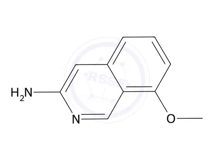Chemical structure of 8-Methoxyisoquinolin-3-amine