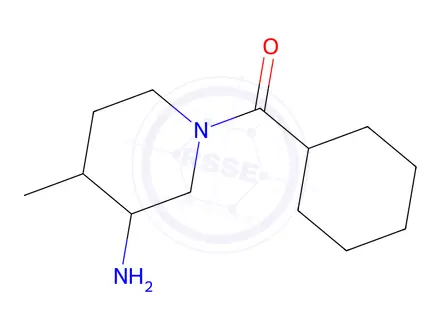 Chemical structure of (3-Amino-4-methylpiperidin-1-yl)(cyclohexyl)methanone