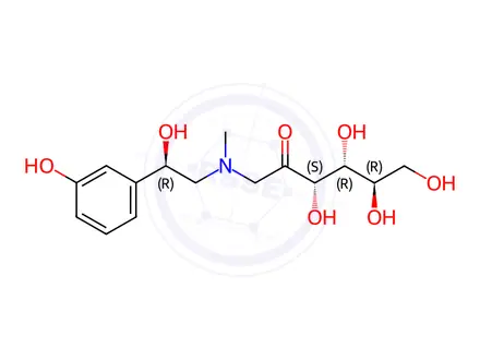 Chemical structure of Phenylphrine D-(+)-Glucose Adduct