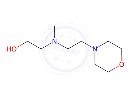 Chemical structure of 2-(N-methyl-N-(2-morpholinoethyl)amino)ethanol