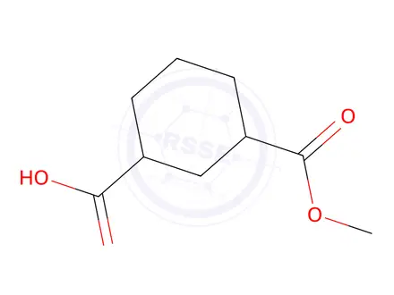 Chemical structure of (1R,3S)-1,3-Cyclohexanedicarboxylic acid monomethylester