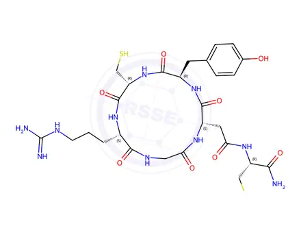 Chemical structure of Desmopressin Impurity 50