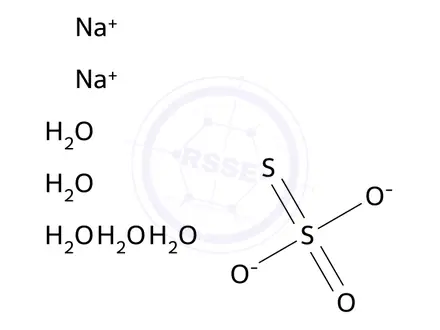 Chemical structure of Sodium Thiosulfate (AS) (1615107)
