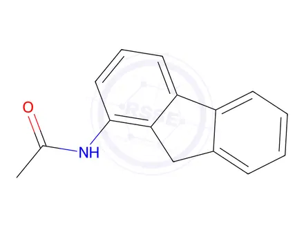 Chemical structure of N-(9H-Fluoren-1-yl)acetamide