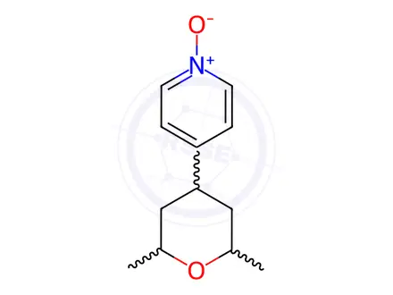 Chemical structure of 4-(2,6-Dimethyl-tetrahydro-pyran-4-yl)-pyridine 1-oxide