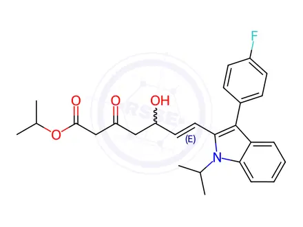Chemical structure of Fluvastatin Impurity 38