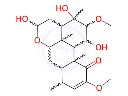 Chemical structure of NIGAKIHEMIACETAL-A