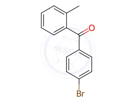 Chemical structure of (4-Bromophenyl)(2-methylphenyl)methanone