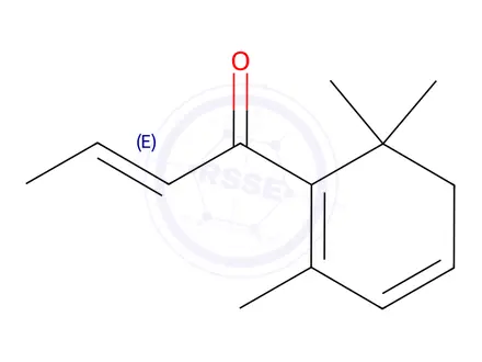 Chemical structure of Damascenone