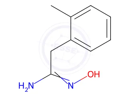Chemical structure of N'-hydroxy-2-(2-methylphenyl)ethanimidamide