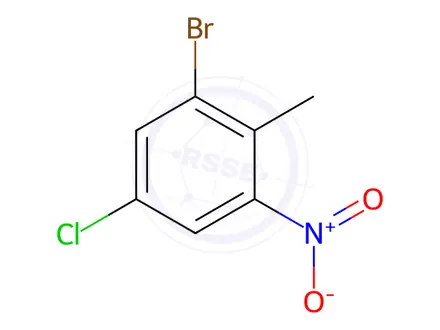 Chemical structure of 2-Bromo-4-chloro-6-nitrotoluene