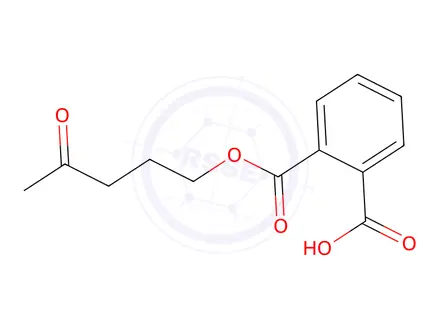 Chemical structure of Mono(4-oxopentyl)phthalate