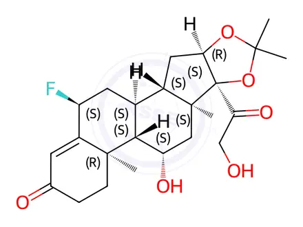 Chemical structure of Flurandrenolide