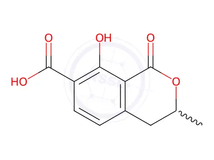 Chemical structure of Ochratoxin β