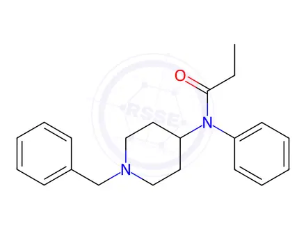 Chemical structure of Benzyl Fentanyl