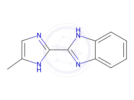 Chemical structure of Benzimidazole, 2-(4-methylimidazol-2-yl)-(8CI)