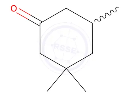 Chemical structure of 3,3,5-Trimethylcyclohexanone