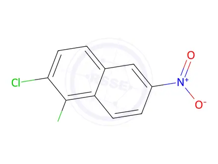 Chemical structure of 1,2-Dichloro-6-nitronaphthalene